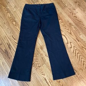 Womens Theory cotton elastase flared straight leg pant chino workwear